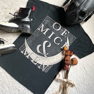 Y2K of mice and Men metal band graphic short sleeve tee